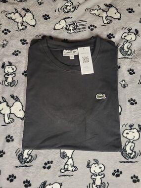 Lacoste Classic Fit Black T-Shirt Men's Size Medium